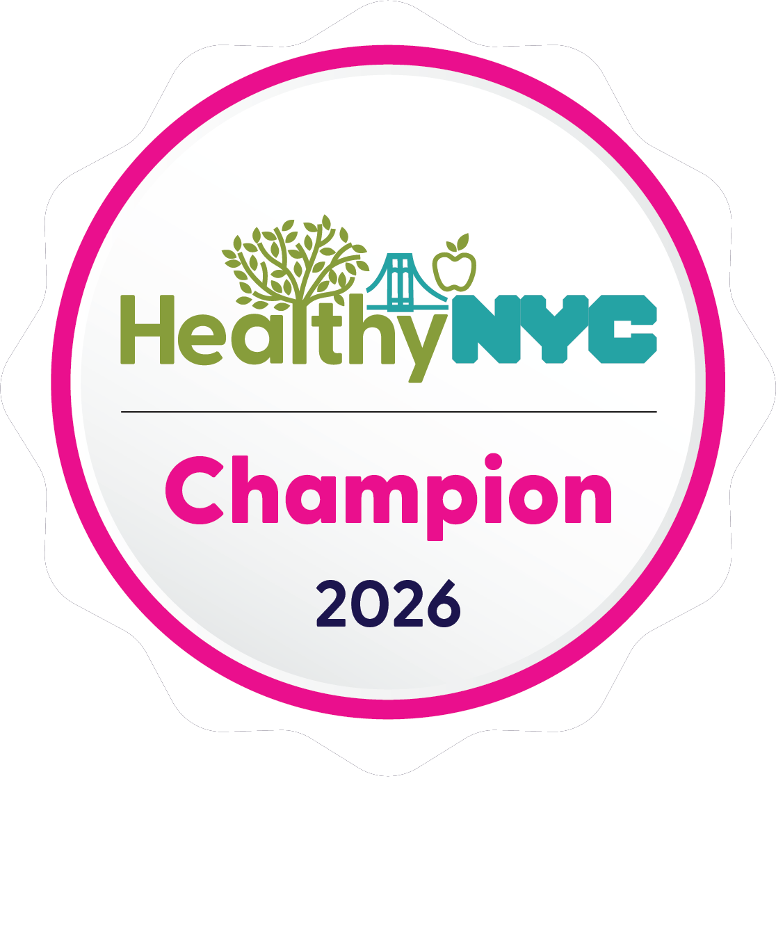 HealthyNYC Champion Badge
